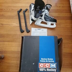 CCM Prolite 3 Black and White Hockey Skates 452